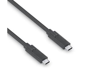 PureLink cable USB-C a USB-C, USB 3.1 Gen 2 con transferencia de datos a 10 GB/s, negro, 0,50 m