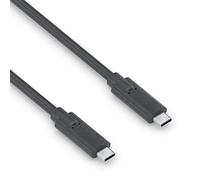PureLink cable USB-C a USB-C, USB 3.1 Gen 2 con transferencia de datos a 10 GB/s, negro, 1,00 m