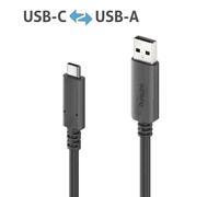 PureLink Cable USB v3.2 USB-C / USB-A - 5 metros