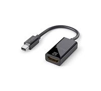 PureLink de Mini DisplayPort a HDMI Adaptador, 4K Ultra HD 60Hz, 18GB/s de Ancho de Banda, Conectores chapados en Oro, 0,15m, Negro