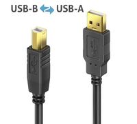 Purelink ds2000-100 cable usb usb 2.0 10 m usb a usb b 0,48 gbit/s neg