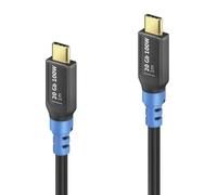 PureLink FI-U400-020 Cable USB USB4 Gen 2x2 2m USB C Negro, Azul