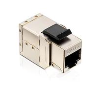 PureLink MC020 - Acoplamiento Trapezoidal Cat 6A con Montaje de perforación para Cables AWG22 a AWG26, Transparente