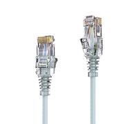 PureLink MC1501 Cable de Red CAT6 UTP (10/100/1000 Mbit/s), Extra Delgado con 2 Conectores RJ45, Juego de 1, 0,25m, Gris