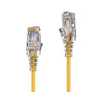 PureLink MC1503 Cable de Red CAT6 UTP (10/100/1000 Mbit/s), Extra Delgado con 2 Conectores RJ45, Juego de 1, 1,50m, Amarillo