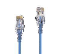 PureLink MC1504 Cable de Red CAT6 UTP (10/100/1000 Mbit/s), Extra Delgado con 2 Conectores RJ45, Juego de 1, 5,00m, Azul