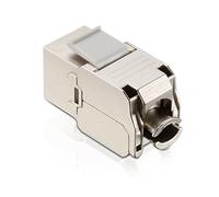 PureLink MCA010 - Clavija de Campo Keystone RJ45 Cat 6A Montaje Protegido sin Herramientas Adecuado para Cables AWG23 a AWG26, Transparente