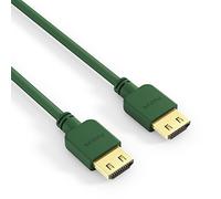 PureLink PI0503 Cable de conexión HDMI de Alta Velocidad (4K UltraHD (2160p), Ethernet, 18Gbps), HDMI-A Macho a HDMI-A Macho, Certificado, Libre de halógenos, Ultra Plano, 2,00m, Verde