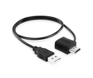 Purelink PI076 HDMI de alta velocidad + adaptador de corriente USB con canal Ethernet