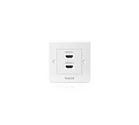 PureLink PI105 Placa de pared HDMI 4K Premium de alta velocidad con 2 puertos