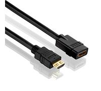 PureLink PI1100 Cable de extensión HDMI de Alta Velocidad (4K UltraHD (2160p), Ethernet), HDMI-A Macho a HDMI-A Hembra, Certificado, 0,50m, Negro