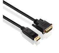 PureLink PI5200 Cable Adaptador DisplayPort a DVI-D (2K FullHD (1080p), Ethernet), DisplayPort Macho (20pin) a DVI-D Macho (18+1pin), Certificado, 1,00m, negro