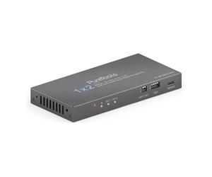Purelink PureTools - 1x2 HDMI2.1 Splitter - 48Gbps - 8K (60Hz 4:2:0) 12 bit, Desincrustación de audio y gestión de señales