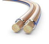 PureLink SP000-100 Cable de altavoz 2 x 1.5 mm² (99.9% OFC cable de cobre sólido 0.10mm) Cable de altavoz de alta fidelidad, 100m, transparente