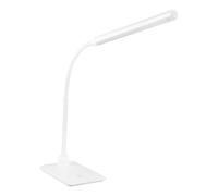 PURElite Lámpara de ocio con luz natural - Lámpara LED flexible de mesa y escritorio, 4 ajustes de brillo de color, bombillas de luz natural para leer, coser, manualidades - Blanco