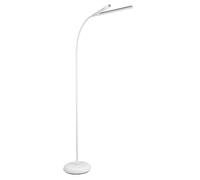 PURElite Lámpara de pie natural de luz diurna - Luces dobles para doble potencia, luz de pie LED flexible, 4 ajustes de brillo de color, bombillas de luz natural para leer, costura, manualidades