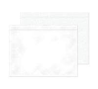 Purely Packaging - Sobre portadocumentos adhesivo (1000 unidades, plástico, A6, 168 x 126 mm), diseño con texto en inglés "Documents enclosed"