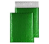 Purely Packaging - Sobres acolchados (C5+, 250 x 180 mm, cierre autoadhesivo, 100 unidades), color verde
