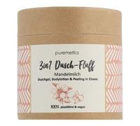 puremetics 3 en 1 ducha pelusa leche de almendras - gel de ducha, loción corp...