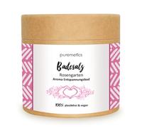 puremetics Sales de baño 'diferentes sabores' | Sal del Mar Muerto | Aromatizadas | 400 g | Baño de relajación | Aromaterapia (jardín de rosas)
