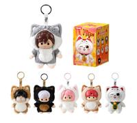 puremind Dan DA Dan Meow Mission, Figura de Peluche, 1 Blind Box, 15 cm