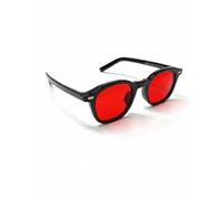 Puremind Gafas Bloqueadoras de Luz Azul con Lente Roja- Protección Pantalla Ordenador + Antifatiga + Mejora del Sueño + Montura Gris Unisex - Gafas para Luz Azul