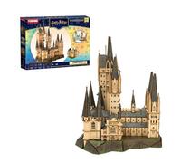 PUREMIND Harry Potter Torre de Astronomía de Hogwarts Puzzle 3D de Madera con Licencia Oficial - Maqueta de Castillo con Luces, Música y Regalo de Colección