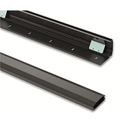 PureMounts® Conducto para cables de aluminio con 1 cinta adhesiva 3M de 40 cm como accesorio, 0,50 m, negro