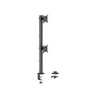 PureMounts Dual Monitorhalterung übereinander 17-32 Zoll VESA 75/100