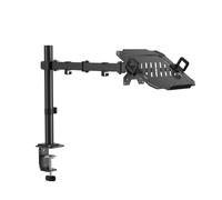 PureMounts Laptop Halterung VESA 75/100 drehbar neigbar schwenkbar | Soporte monitor portátil 17-32 pulgadas ajustable en altura para oficina y gaming
