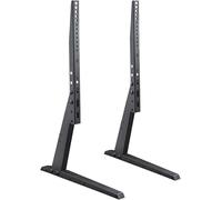 Puremounts PM-TVS-02 65" Independiente Negro Soporte de Mesa para Pantalla Plana - Soporte para televisor (Independiente, 35 kg, 81,3 cm (32"), 165,1 cm (65"), 600 x 400 mm, Negro)