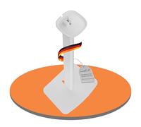 PureMounts® Soporte de Altavoz Ajustable en Altura para SONOS One®, SONOS One SL®, Capacidad de Carga 3 kg, Distancia a la Pared 25 cm, Acero y Aluminio, Blanco