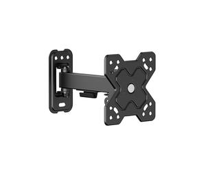 PureMounts Soporte de Pared para Monitor de TV, Soporte Universal inclinable y Giratorio, máx. VESA 100x100 mm, para Monitor de TV de 13-32 Pulgadas de hasta 20 kg, Negro