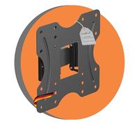 PureMounts Soporte de Pared para TV, Soporte Universal Giratorio e inclinable para monitores de TV Planos y curvos de 23-42 Pulgadas de hasta 30 kg, VESA máx. 200x200 mm, Negro