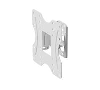 PureMounts Soporte de Pared para TV, Soporte Universal Giratorio e inclinable para monitores de TV Planos y curvos de 23-42 Pulgadas de hasta 30 kg, VESA máx. 200x200 mm, Blanco