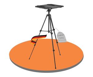 PureMounts® Soporte para proyector, trípode Ligero y Plegable, con Capacidad de Carga de hasta 6 kg, Negro