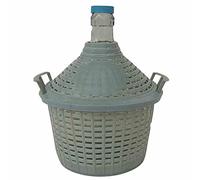 PureNature Botella vacía de cristal de 15 L