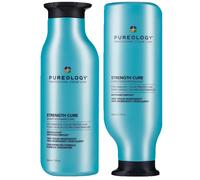 Pureology Strength Cure Shampoo and Conditioner Bundle for Damaged Hair, Sulphate Free for a Gentle Cleanse with Vegan Formulas