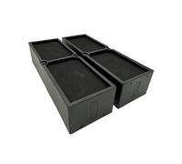 purero 2 filtros de cerámica compatibles con filtros de carbón Elica Nikola Tesla KIT0167755, aptos para modelos Nikolatesla Alpha Fit, 3Z, Prime S, fabricado en Alemania