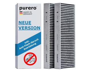 purero® Juego de filtros de carbón activado - adecuado para Bora Basic BAKFS - Revestimiento antipeces - Filtro de carbón activo - Fabricado en Alemania