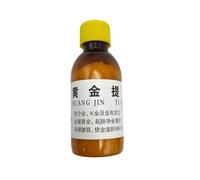Pures Polvo de refinación de oro para fabricación y reciclaje de joyas Diseños de botellas de 4 cm de diámetro Compuesto de purificación de metal Polvo de refinación de oro