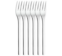 Puresigns 3020614 One Extra-Tenedores para Tartas, Acero Inoxidable, Plata Brillante