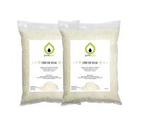 Purespa Cera de soja para velas de copos de 2 x 900 g, es decir, 1,8 kg. Fabricación de velas 100% naturales y orgánicas. PROMOCIÓN