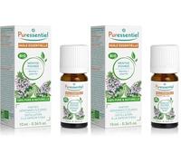 Puressentiel - Aceite Esencial de Menta Piperita Bio, pura y de origen natural, AEBBD, 10 ml (Paquete de 2)