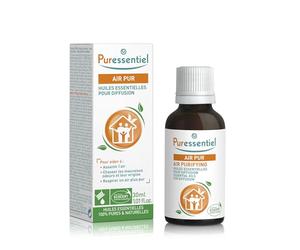Puressentiel Aceites Esenciales para Difusión Aire Puro 30 ml | Contiene 18 aceites esenciales 100% puros y naturales. Ayuda a purificar el aire y respirar un aire más limpio