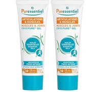 Puressentiel Articulaciones y Músculos - Gel Cryo Pure con 14 aceites esenciales, Efecto frío intenso, Ayuda a aliviar las zonas sensibles, 80 ml (Paquete de 2)