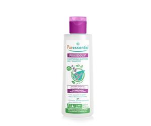 Puressentiel Champú Pouxdoux Piojos, Larvas y Liendres desde 3 años 200 ml | Calma el cuero cabelludo. En complemento de la loción Antipiojos. Uso diaro