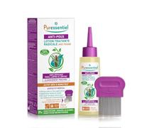 Puressentiel Loción Tratamiento Piojos, Larvas y Liendres con Peine 100 ml | Desde 3 años. Eficacia probada en la eliminación de piojos, larvas y liendres