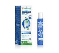 Puressentiel - Masajeador de dolor de cabeza Roll-on con 9 aceites esenciales - Refrigerante para dolores de cabeza - Aceite de menta para dolores de cabeza tensionales - 10 ml