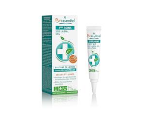 Puressentiel - Primeros auxilios - SOS Labial Gel Reparador - 10 aceites esenciales AEBBD - Ayuda a aliviar las sensaciones de ardor - 5 ml